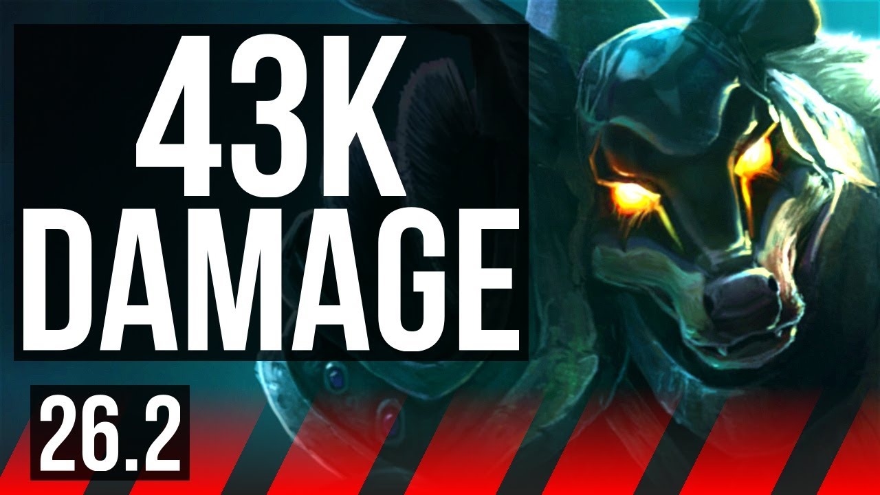 NASUS vs GWEN (TOP) | 43K damage | EUW Challenger | 26.2