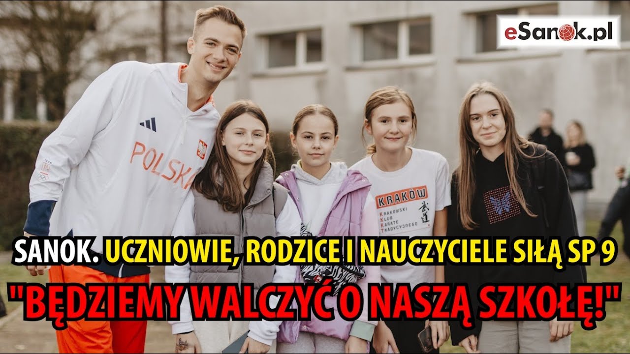 SANOK. Uczniowie, rodzice i nauczyciele siłą SP 9! 
