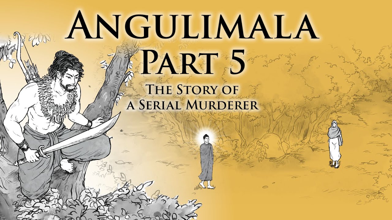 The Story of a Serial Murderer | Angulimala (Part 5) | Animated Buddhist Stories