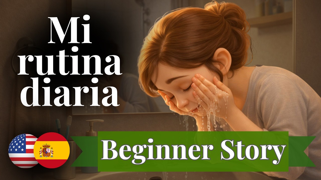 A Simple Spanish Story About Daily Routines  | A1–A2 | Historia en Español