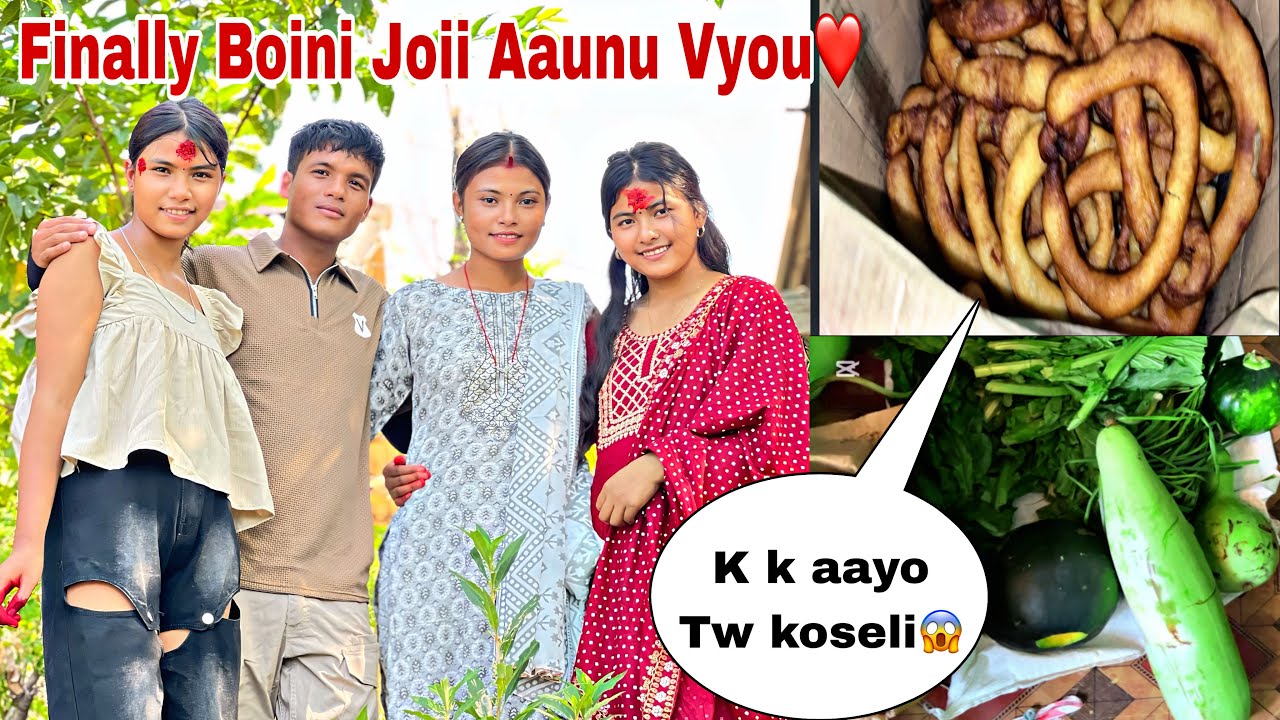 FINALLY BOINI JOII AAUNU VYOU💗||Sabai Kana emotional Vyou😭||Sanjana❤️Tharu||vlog🥀