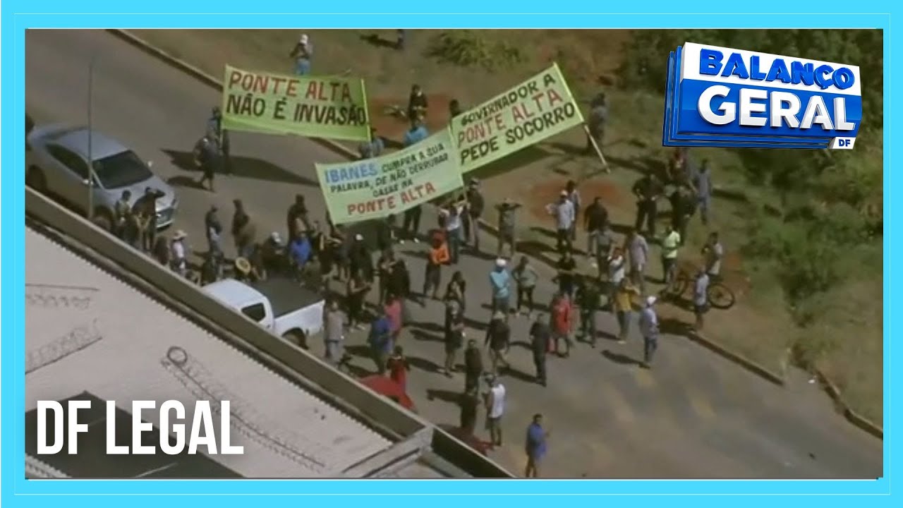 DF Legal faz nova derrubada em Ponte Alta do Gama (DF)
