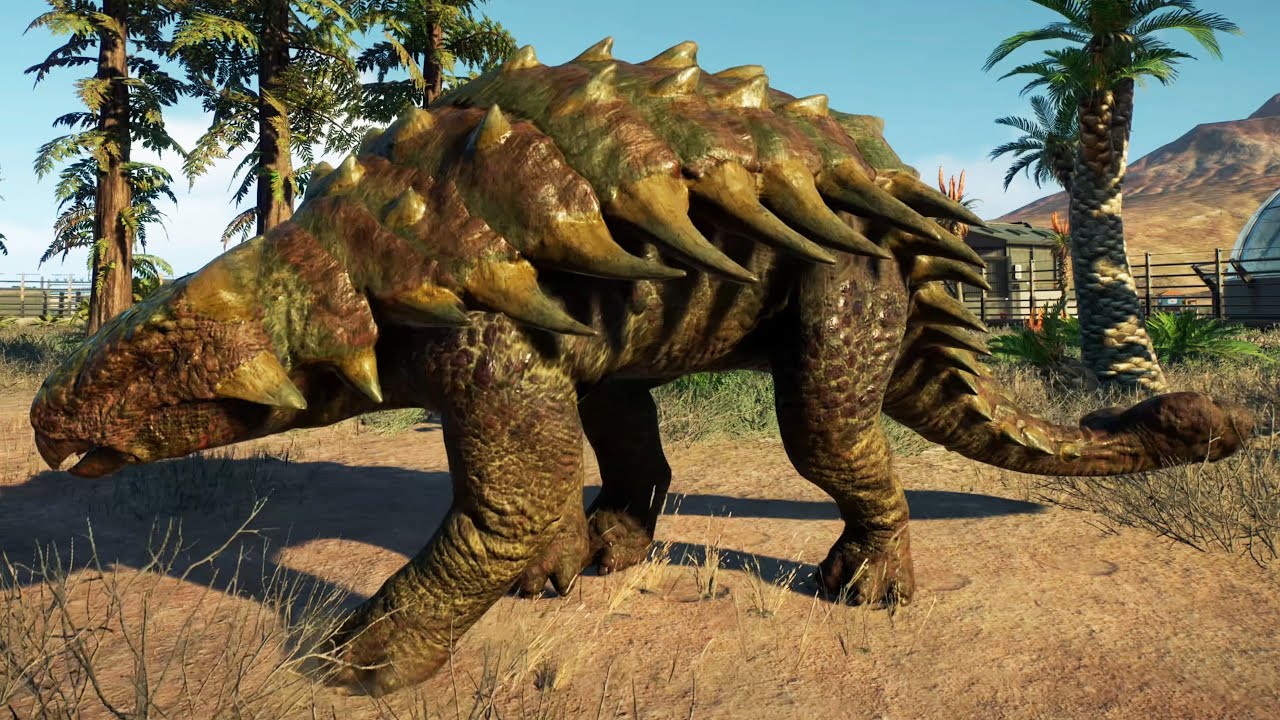 Jurassic World Evolution 2 - Ankylosaurus Gameplay (PS5 UHD) [4K60FPS]