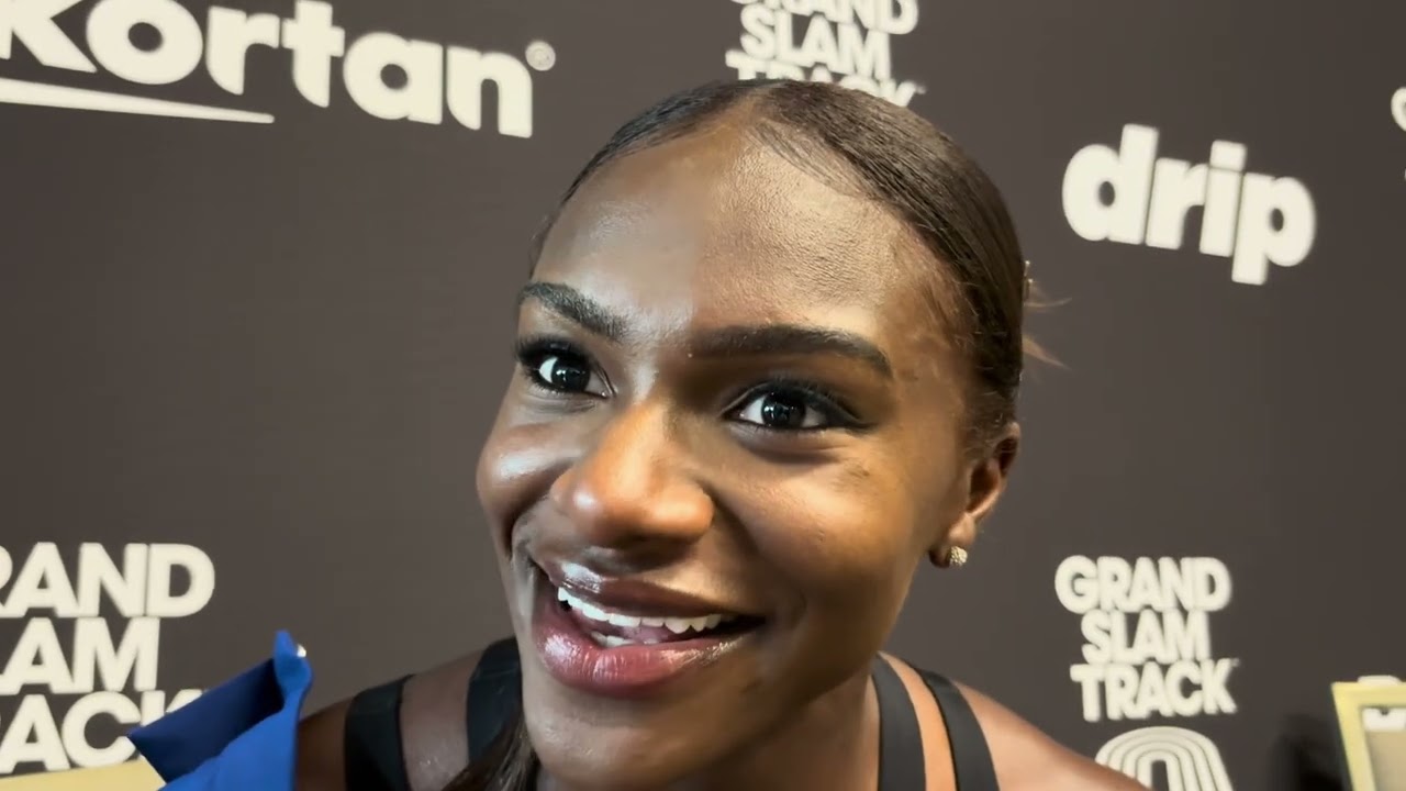 Dina Asher-Smith Preparing to Race the 200 & 400m in Kingston, Jamaica for Grand Slam Track