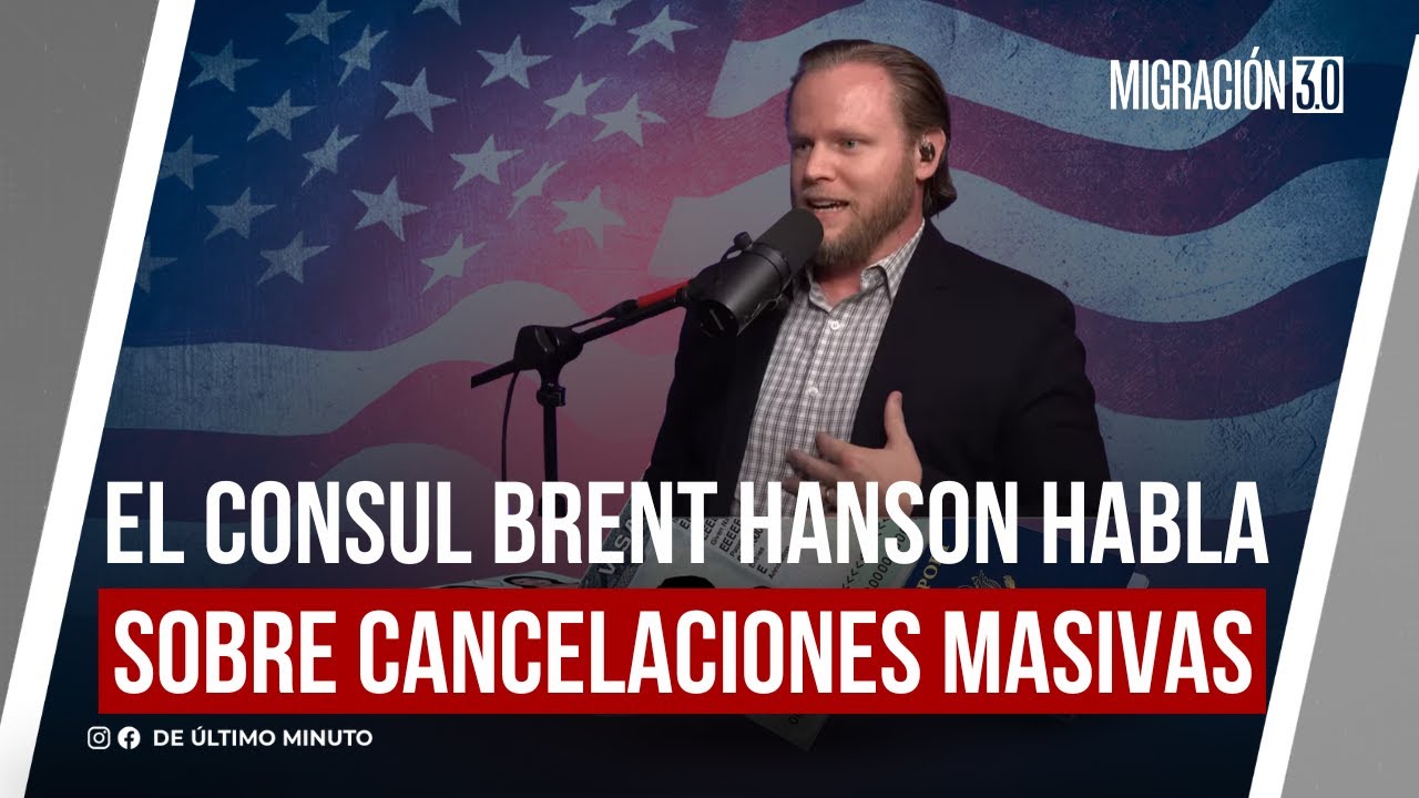 CANCELACIONES MASIVAS DE VISAS EN RD CON EL CÓNSUL BRENT HANSON