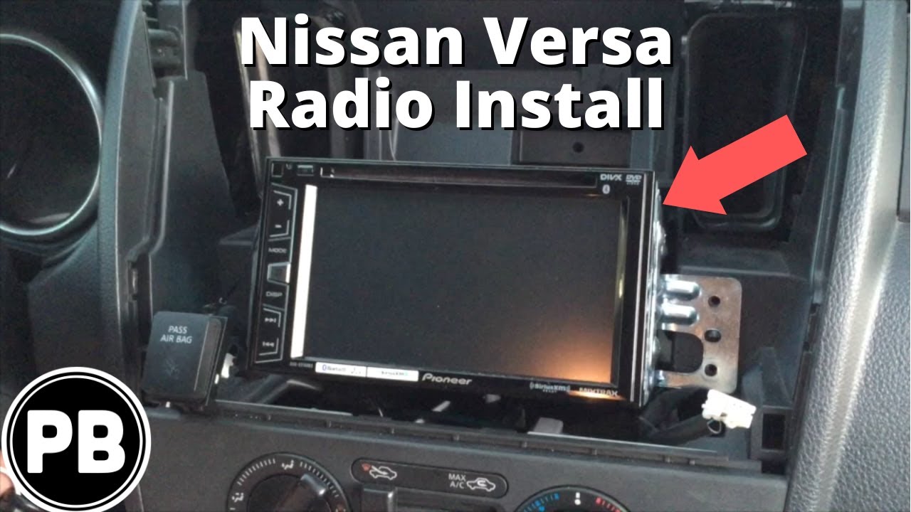 2007 - 2011 Nissan Versa/Note/Tiida Radio Install