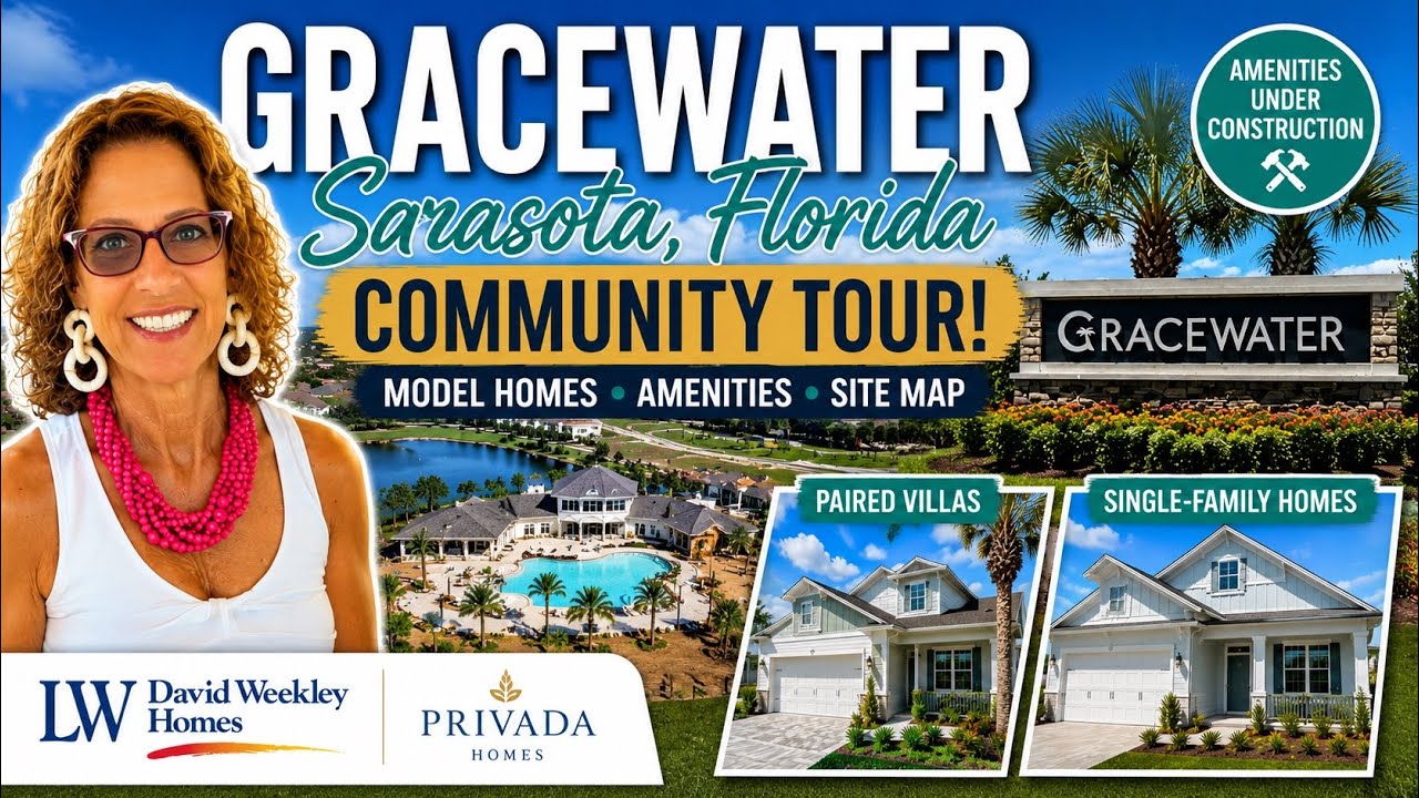 Gracewater Sarasota Florida | Model Homes, Site Map & Future Amenities