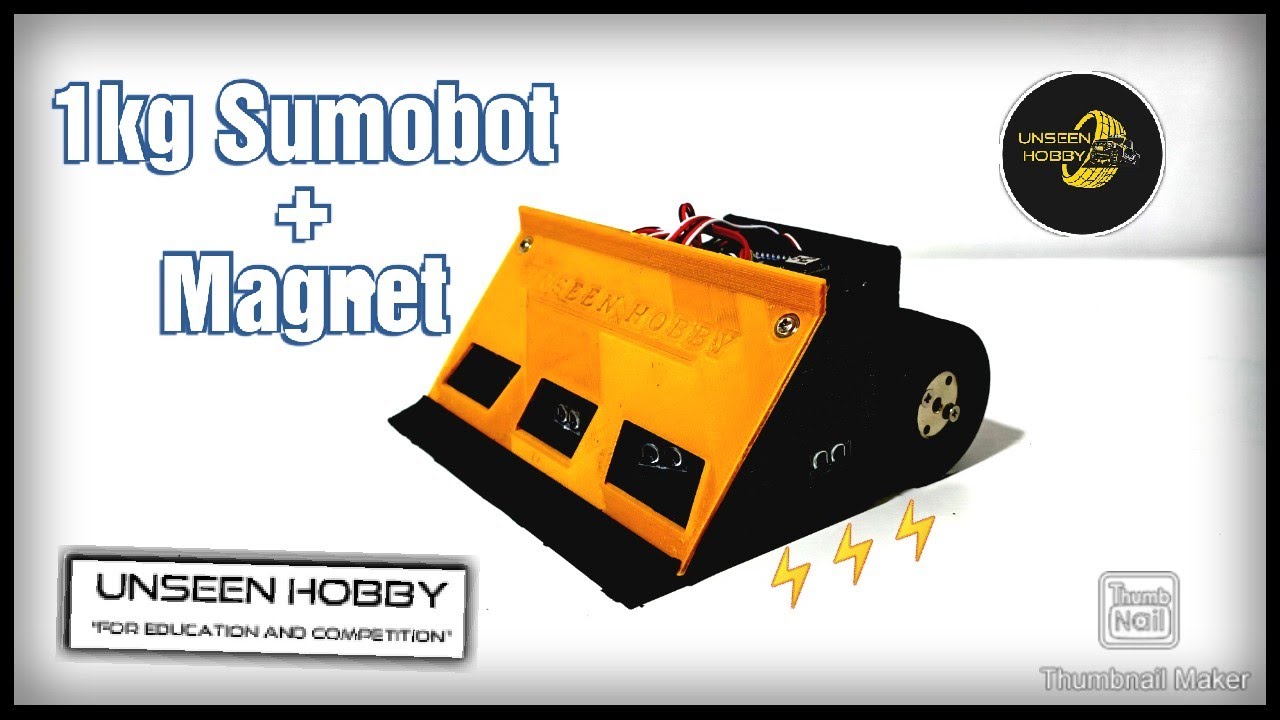Magnetic 1kg Sumo Robot on Metal Dohyo Ring ? Unseen Hobby Sumobot - Metal Madness #jsumo #cytron