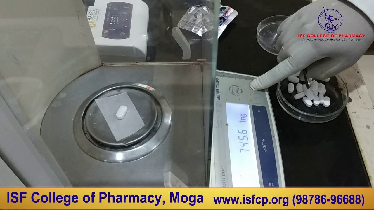 Контроль качества анализа таблеток M Pharm 2nd Sem | Доктор Пуджа Чавла и г-н Анкит Анчлия