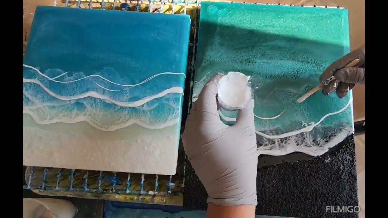 Resin Ocean Waves