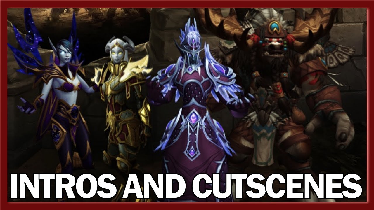 Battle for Azeroth: Allied Races Intros and Cutscenes! - SPOILERS