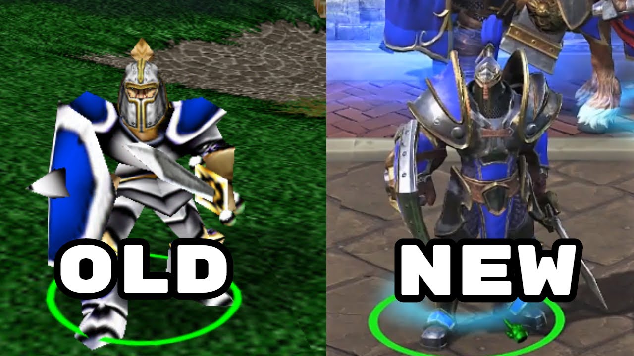 Warcraft 3 Human Side-by-Side Comparison - Original and Reforged