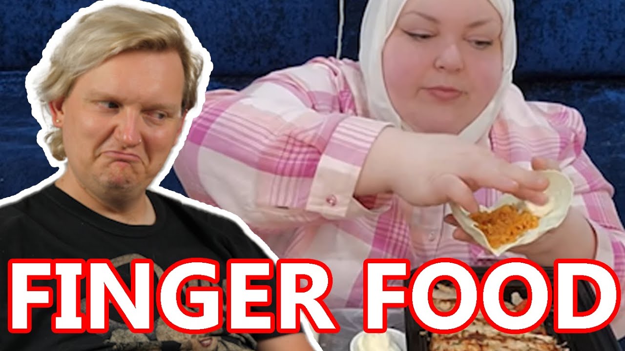 REACTING TO FOODIE BEAUTY EATING WITH HER FINGERS