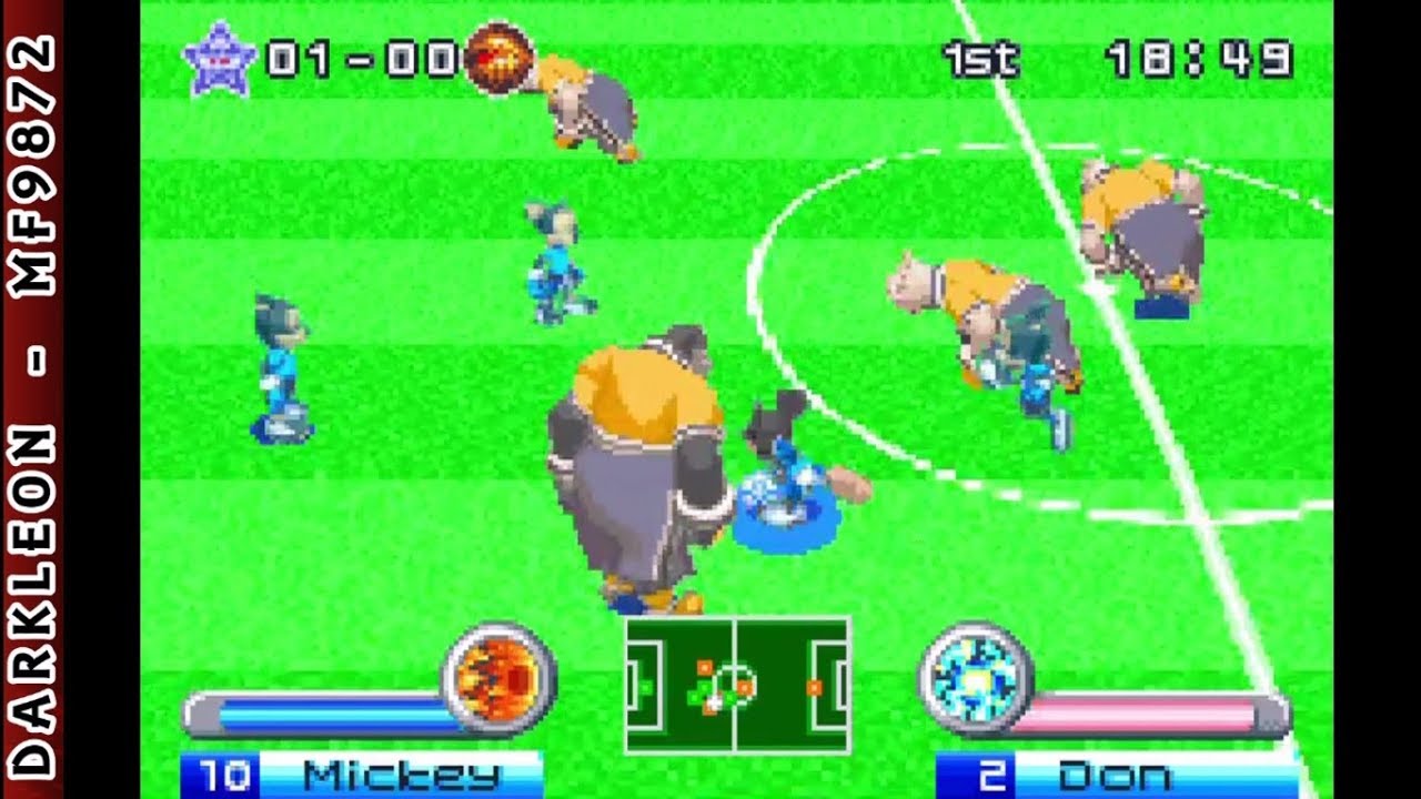 Game Boy Advance - Disney Sports - Soccer © 2002 Konami - Gameplay