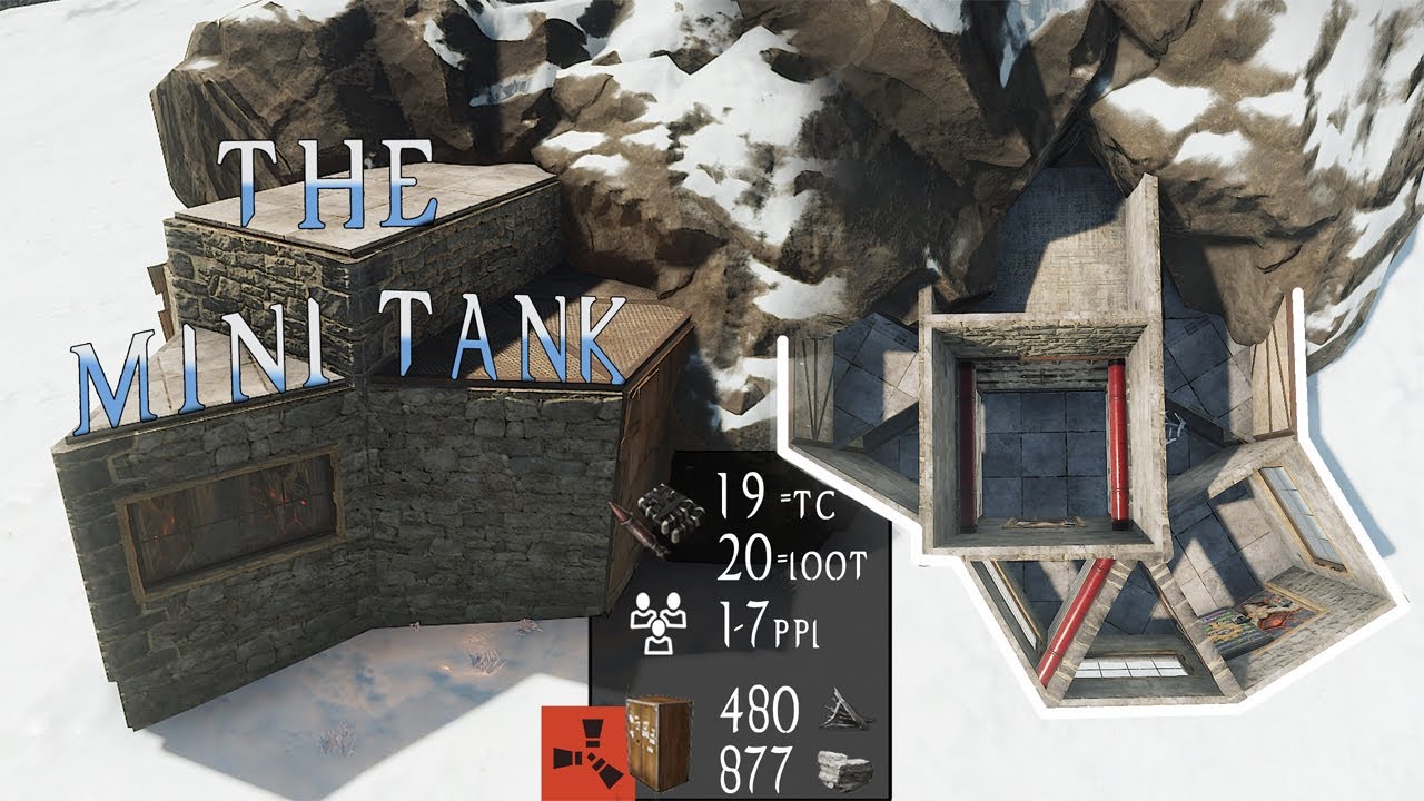 The Mini Tank - The farm base of Rust