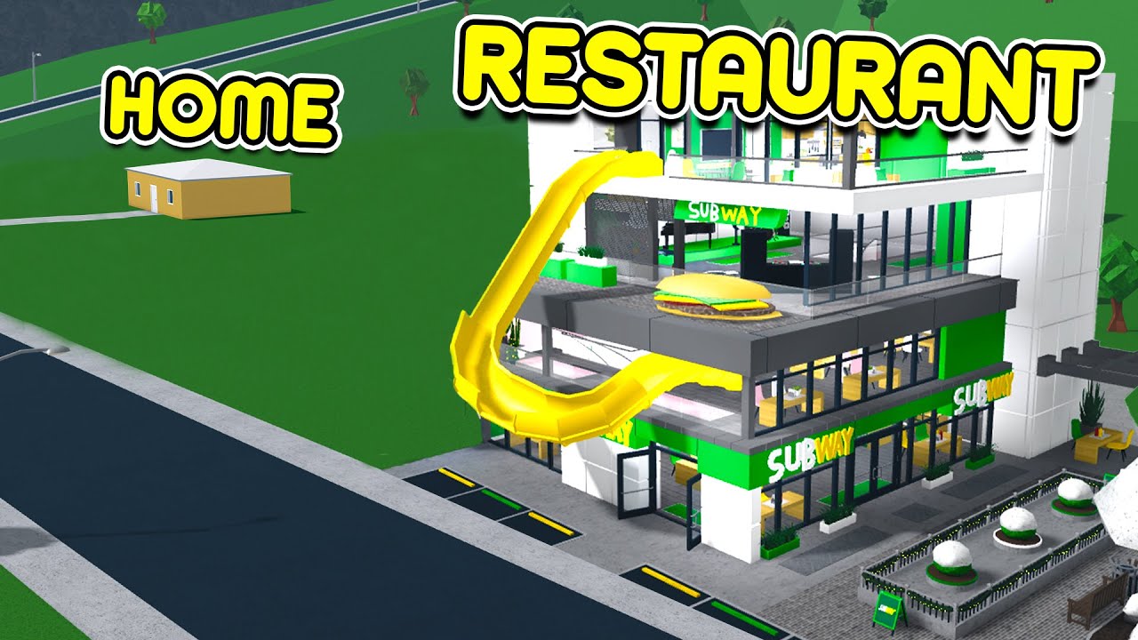 Turning HOME to 5 STAR SUBWAY In Bloxburg
