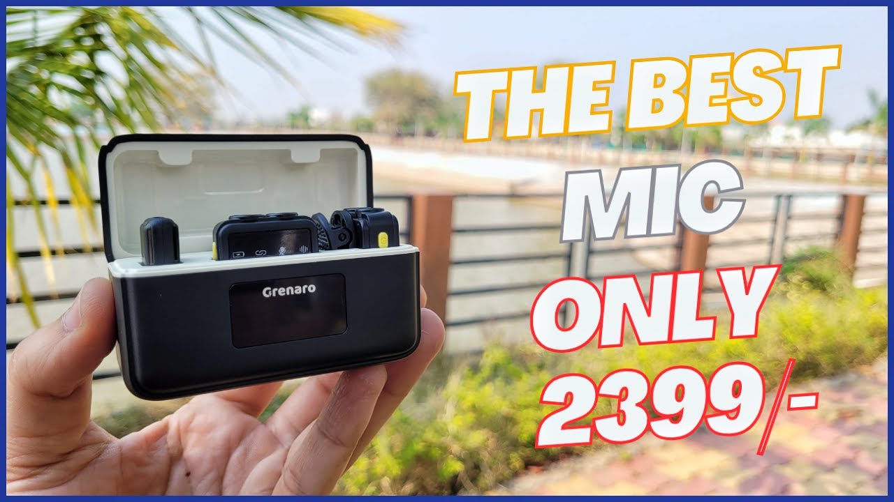 Wireless Microphone Under ₹2,400 🤑 Performance & Quality Review | Grenaro P10 Wireless Mic