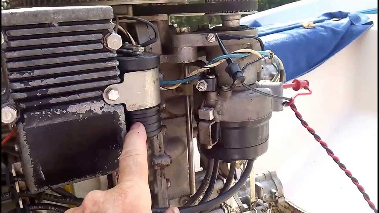 Chrysler outboard setting ignition timing Part 2
