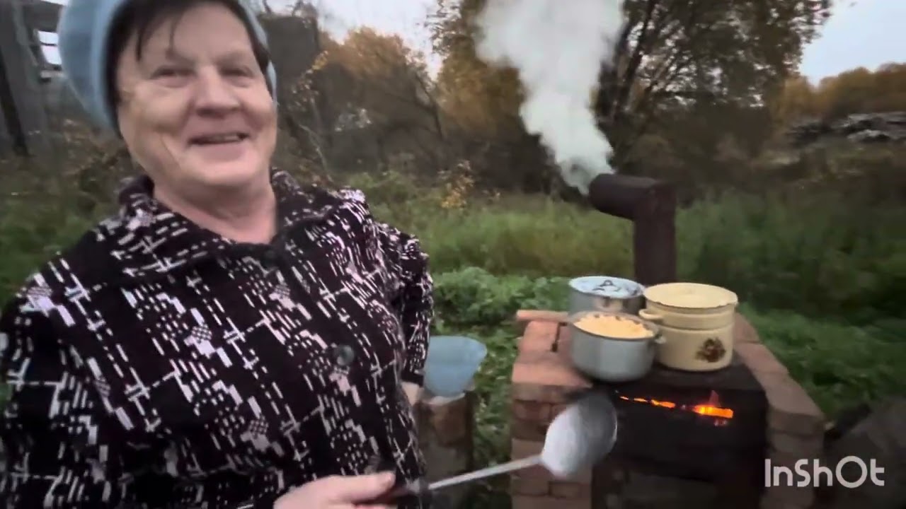 Шашлычок и печка.