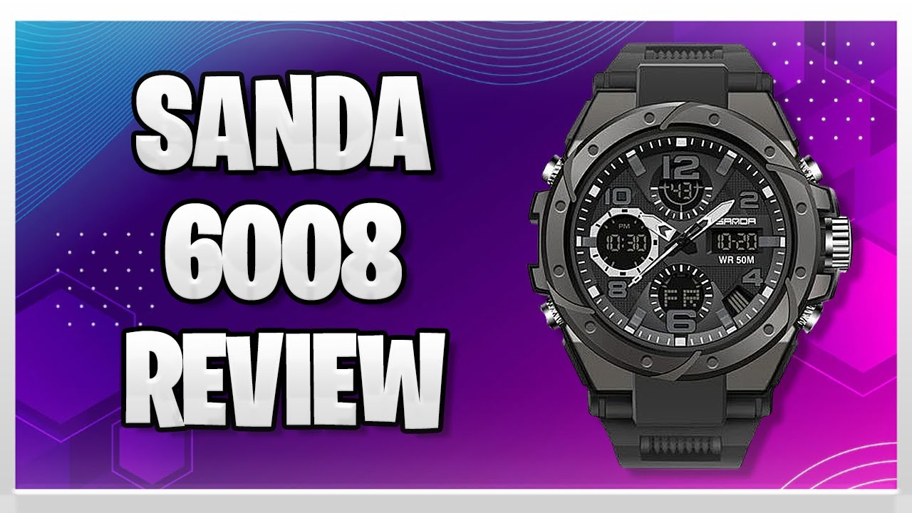 🔴 RELÓGIO SANDA 6008 SPORT WATCH, RELÓGIO MILITAR SANDA 6008 – REVIEW