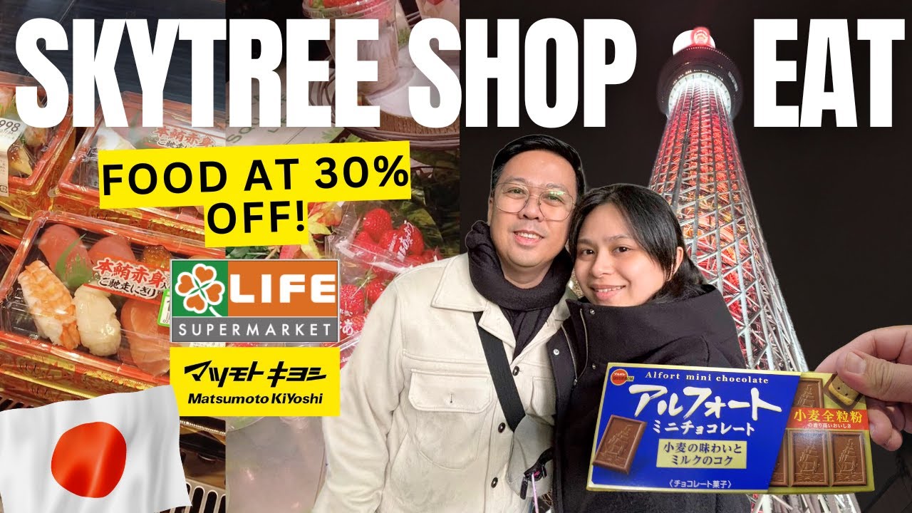 Exploring Tokyo Skytree: Gashapon, Discounted Food & Shopping Finds. | Japan VLog