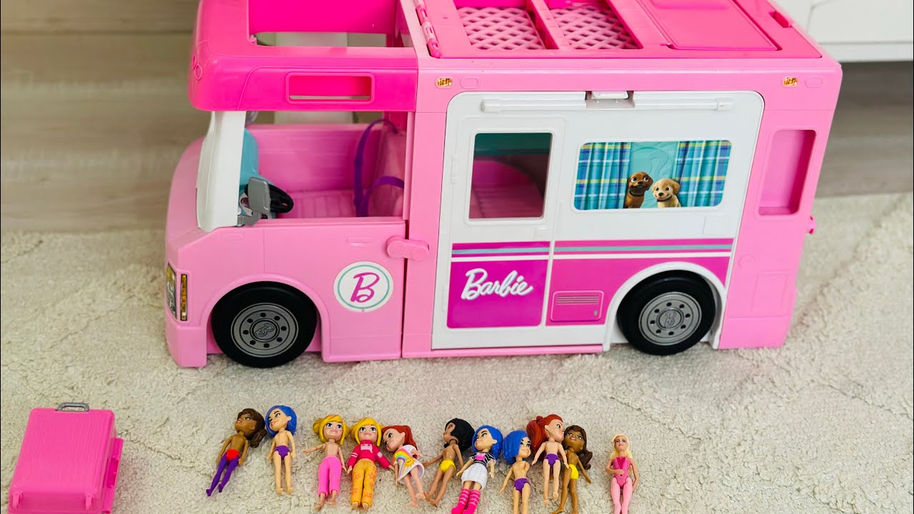 Polly pocket bebekler kamp yapıyor 