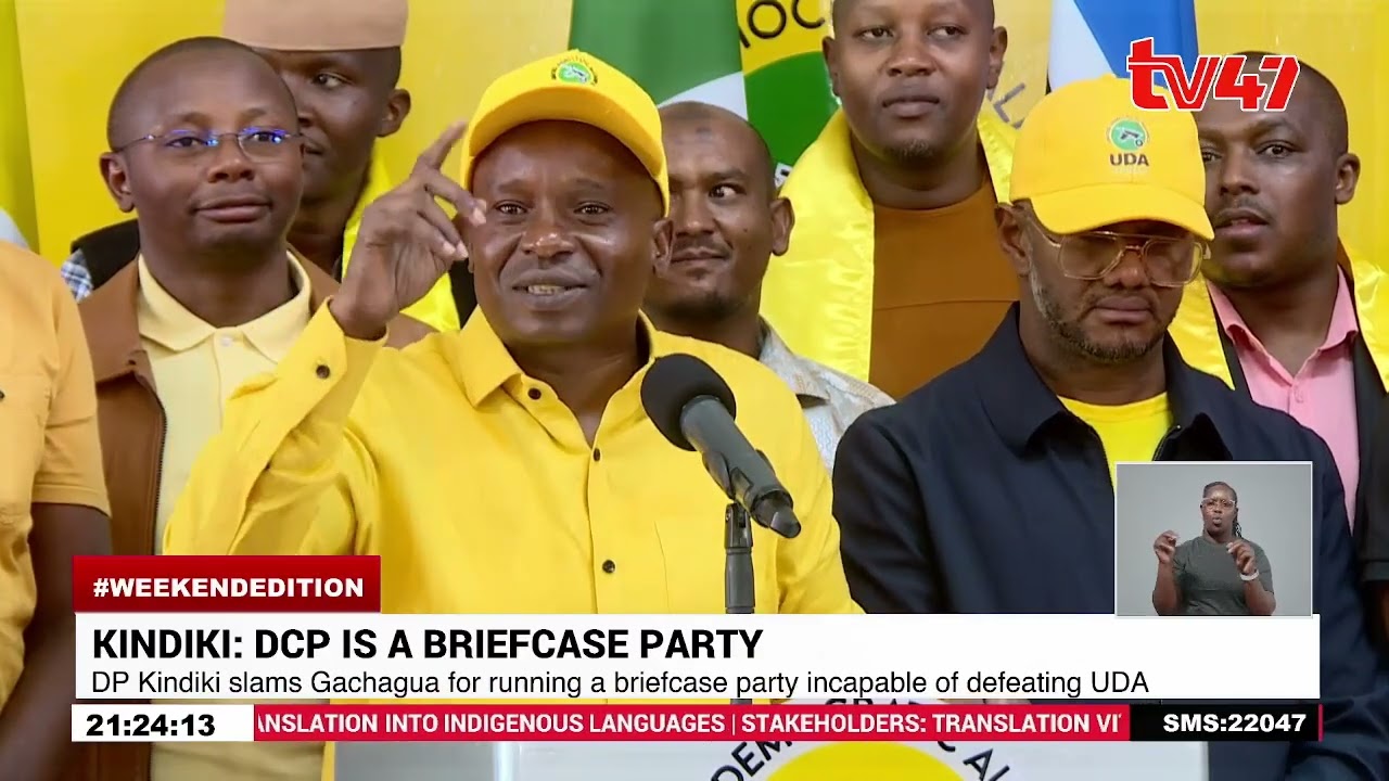 DP Kindiki slams Gachagua for running a briefcase party incapable of defeating UDA