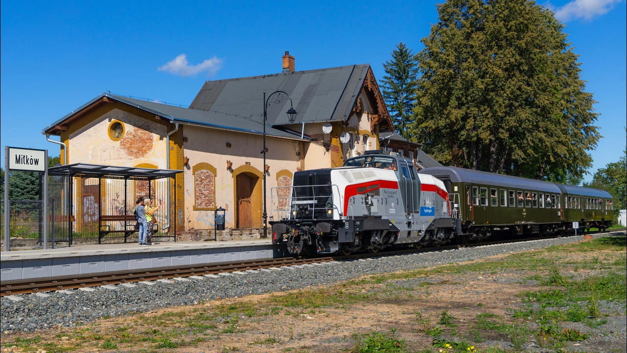 Lokomotywa wodorowa na linii do Karpacza – pierwsze pociągi pasażerskie z SM42-6Dn