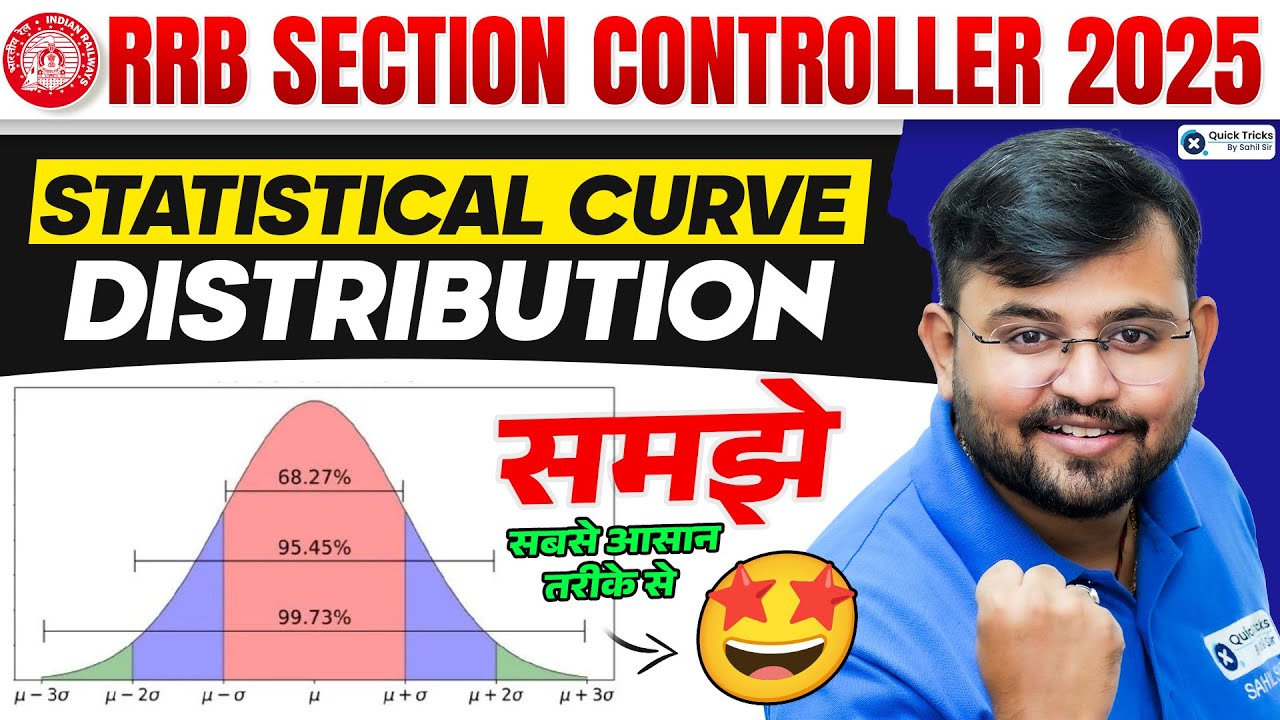 RRB Section Controller 2025 Maths | Statistical Curve Distribution Best Explanation 🚀 | Sahil Sir