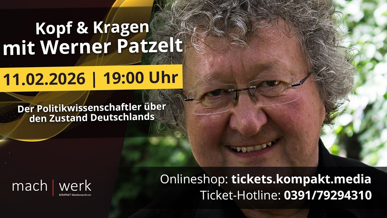 Kopf & Kragen mit WERNER PATZELT | machwerk Magdeburg