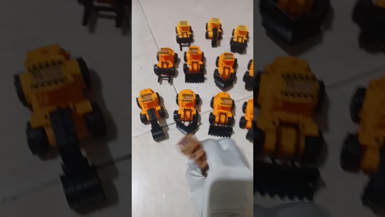 Mattel Mini Racers And Construction Vehicle #comedy #funny #trending #shorts #automobile #toys #car