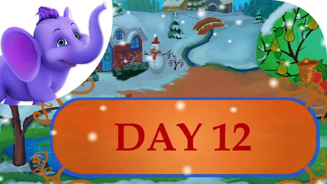 Twelve Days of Christmas with Lyrics | Kids Christmas Songs and Carols | Appu Series