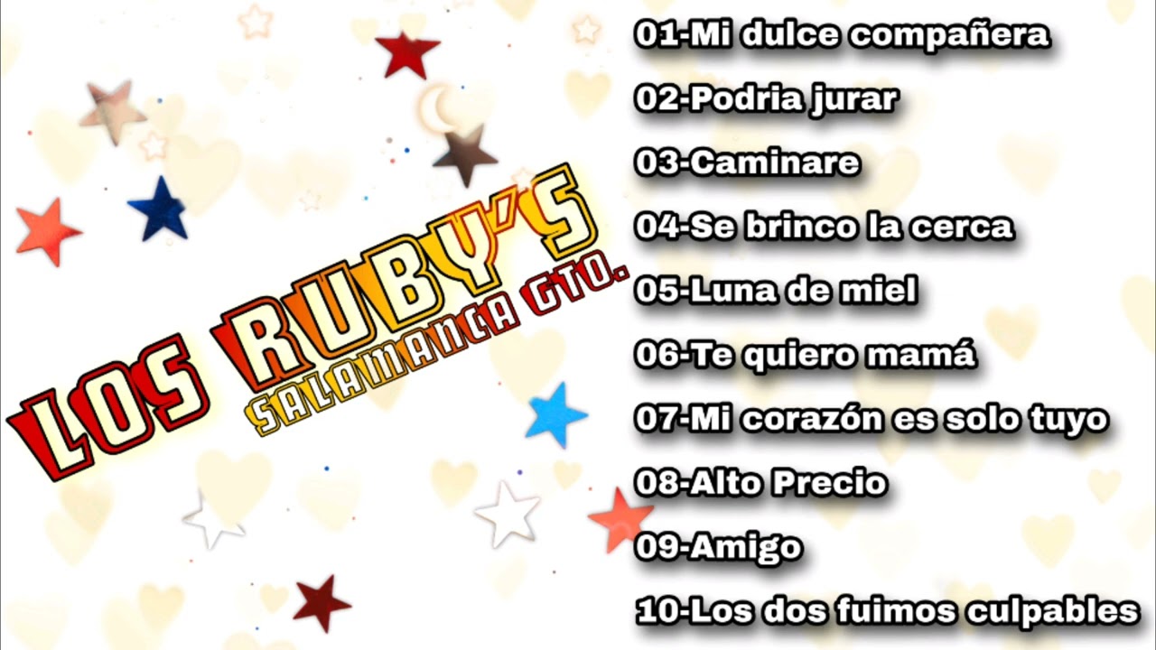 Los Rubys de Salamanca Gto. Disco Completo - Alto Precio
