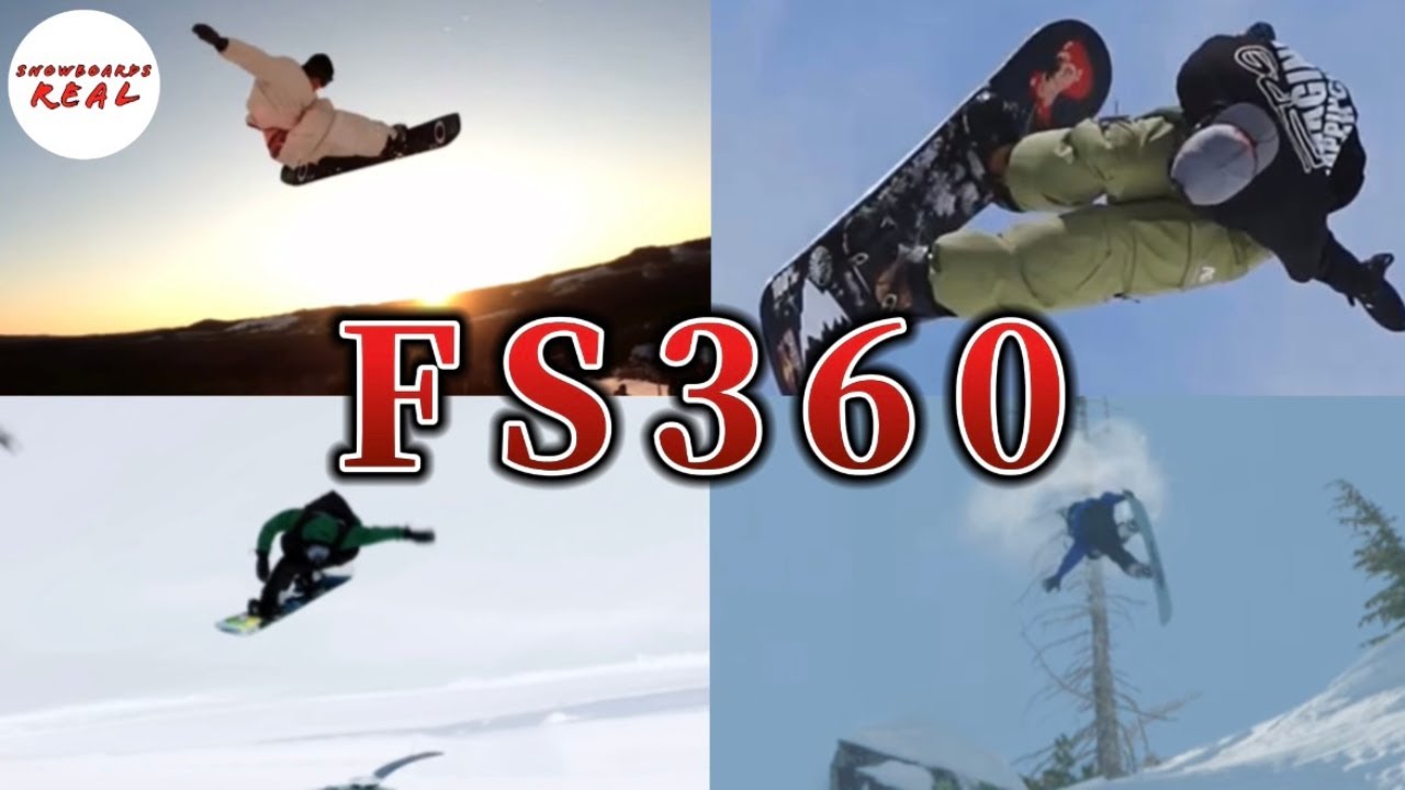 絶対に参考にするべき世界トップスノーボーダーのFS360集 #1