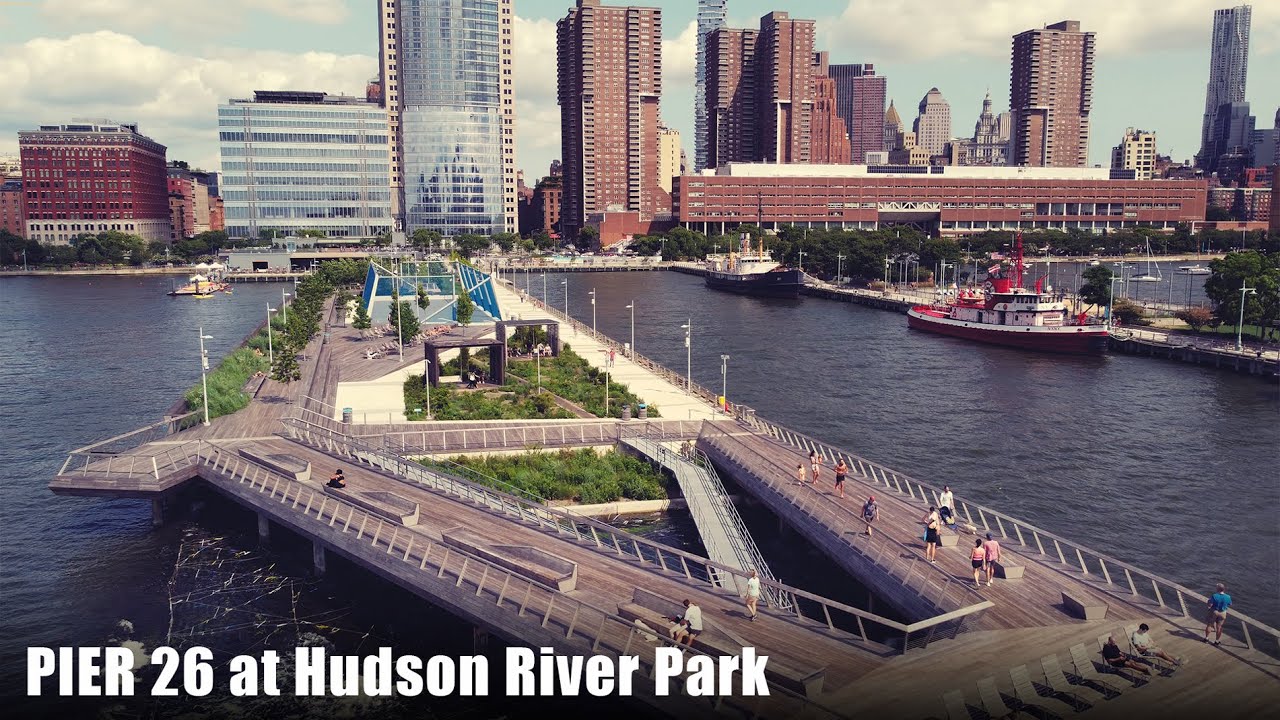 NYC / AWESOME New Pier 26 at Hudson River Park / Downtown Boathouse and City Vineyard