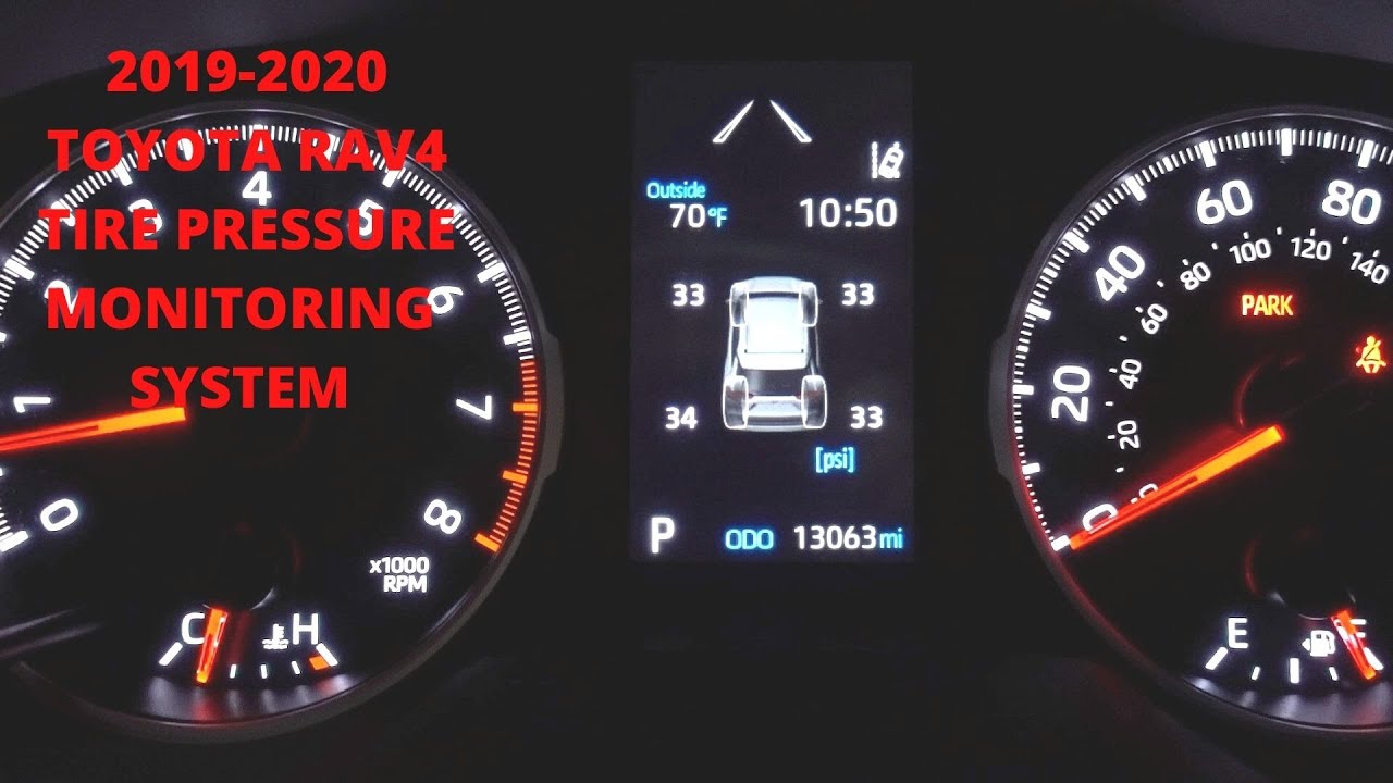 Installation of CarTrimHome Smart Car TPMS Tire Pressure Monitoring System | 2019 & Up RAV4