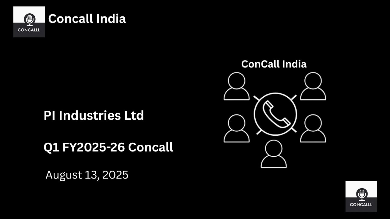 PI Industries Ltd Q1 FY 2025-26 Concall