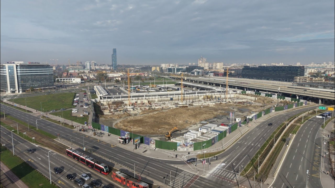 Nova zgrada autobuske stanice BAS - dron snimak