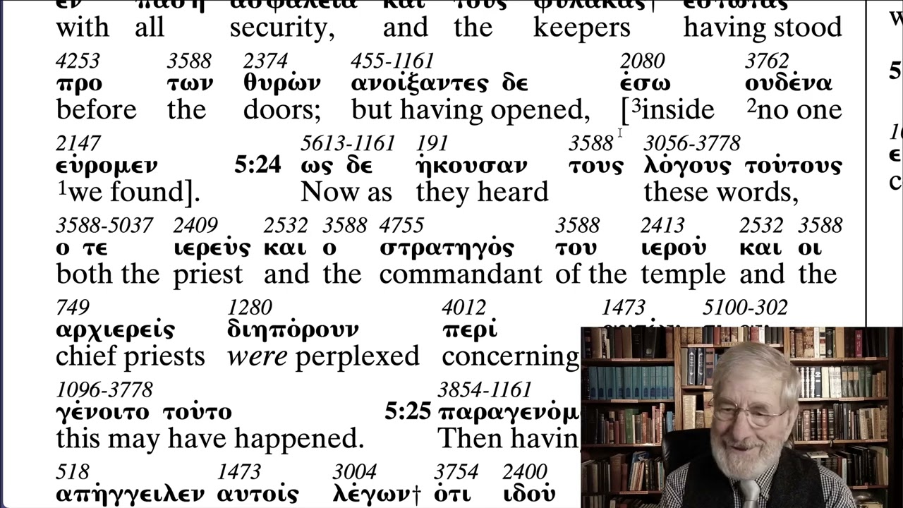 Acts 5 17 33  The Apostles Imprisoned