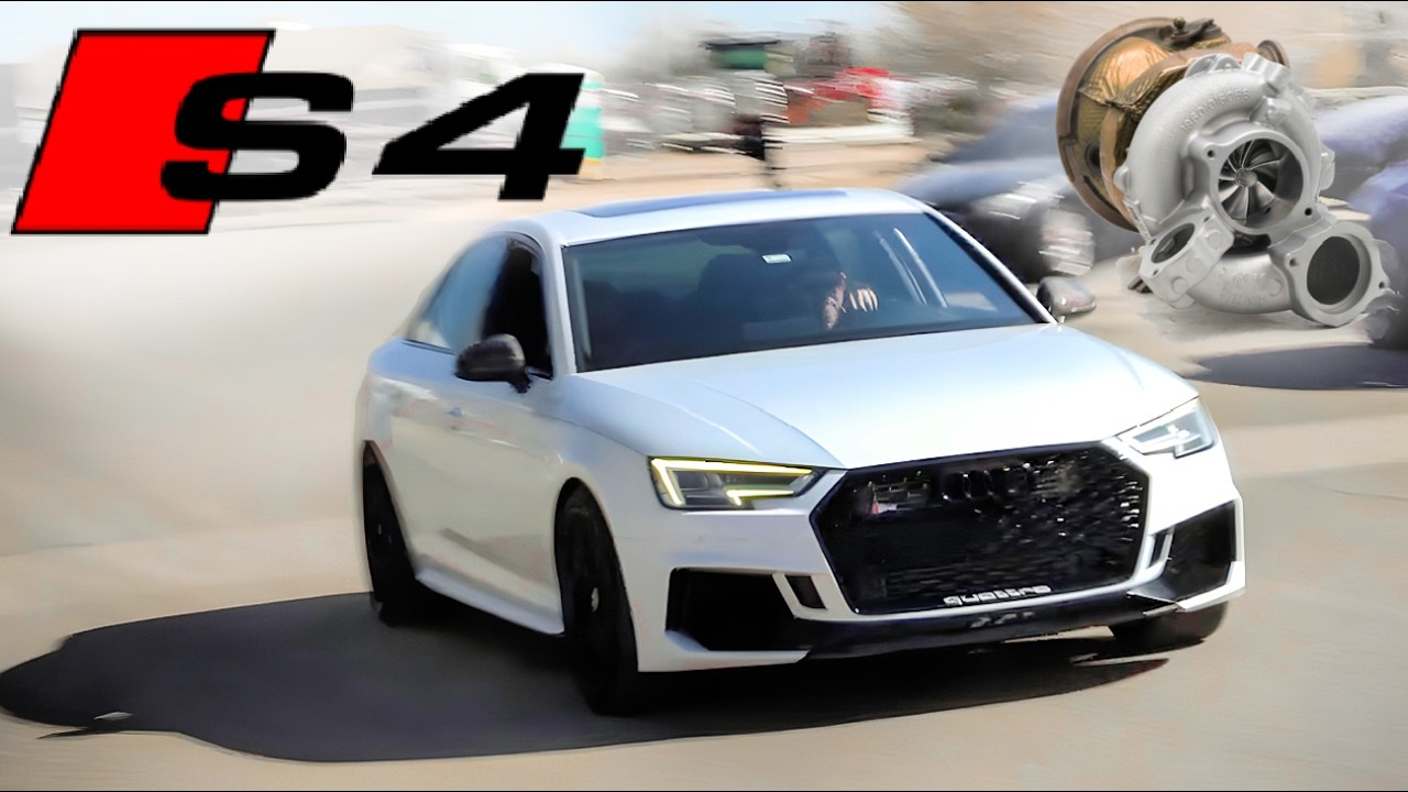 Audi S4 PURE 750 Turbo - Первый тест-драйв и интенсивные заезды