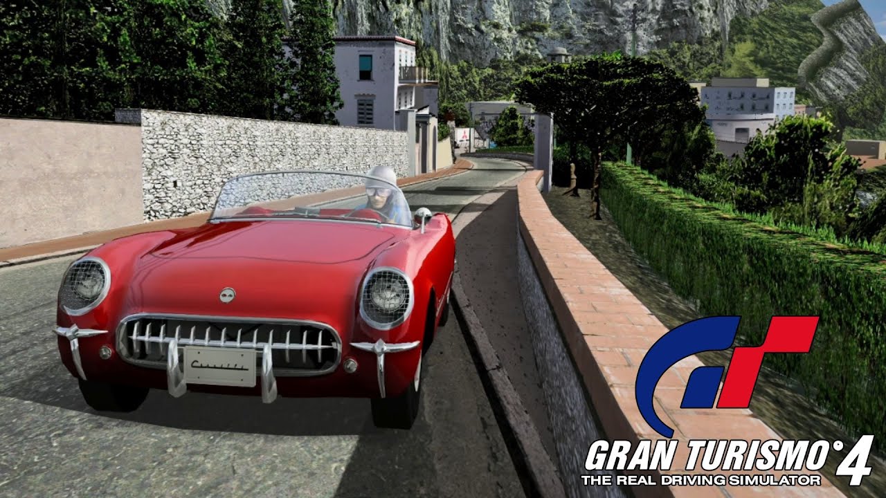 Gran Turismo 4 - Chevrolet Corvette Convertible (C1) '54 | 4K 60FPS