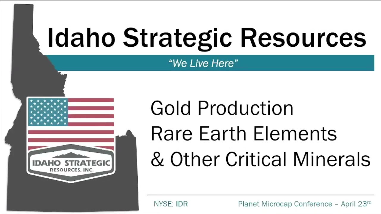 Idaho Strategic Resources, Inc. (NYSE American: IDR) Webcast | Planet MicroCap Showcase: VEGAS 2025