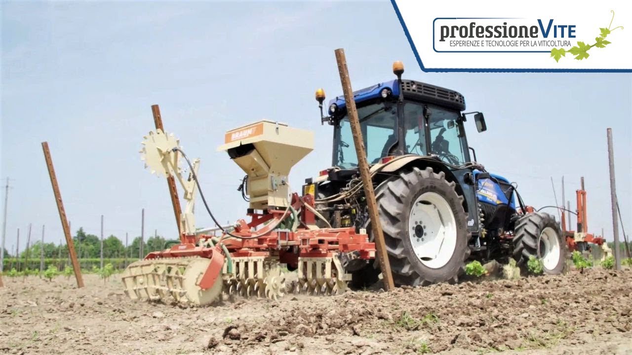 ProfessioneVite | Gestione idraulica delle attrezzature: New Holland T4.100 F e Braun