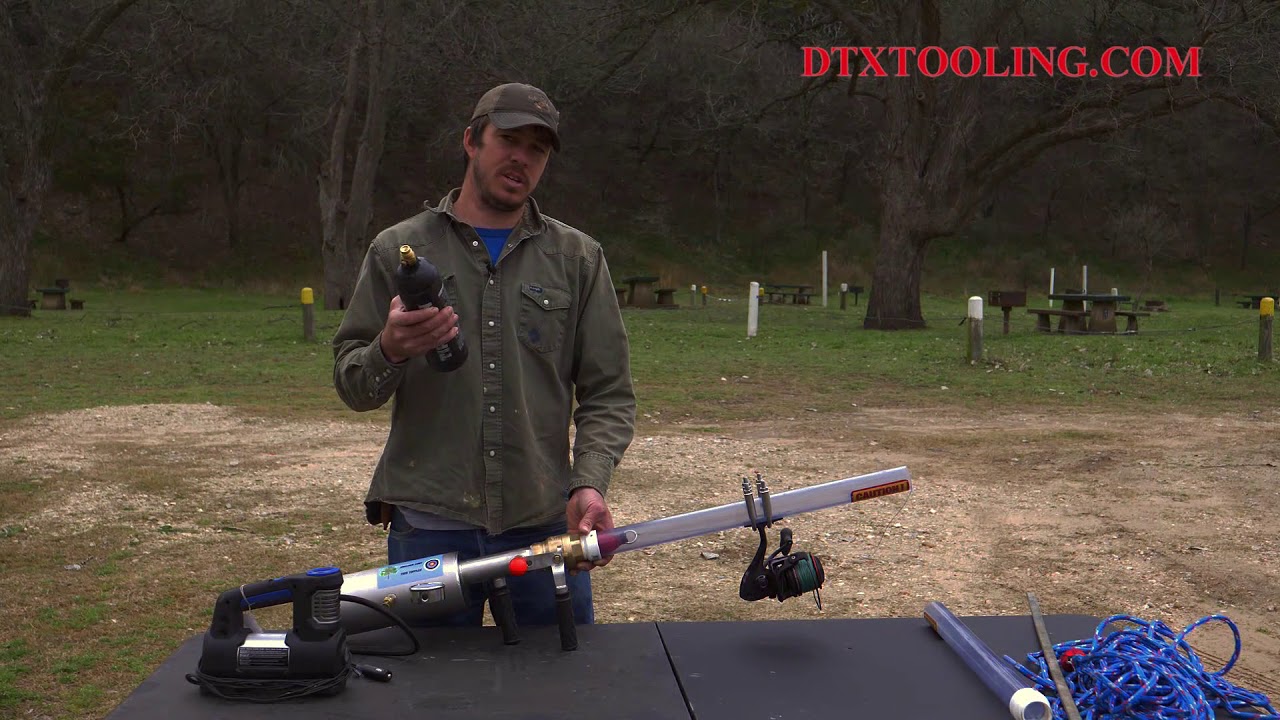 DTX Shoulder Shot Tree Toppler REVIEW - Tree launcher line throw