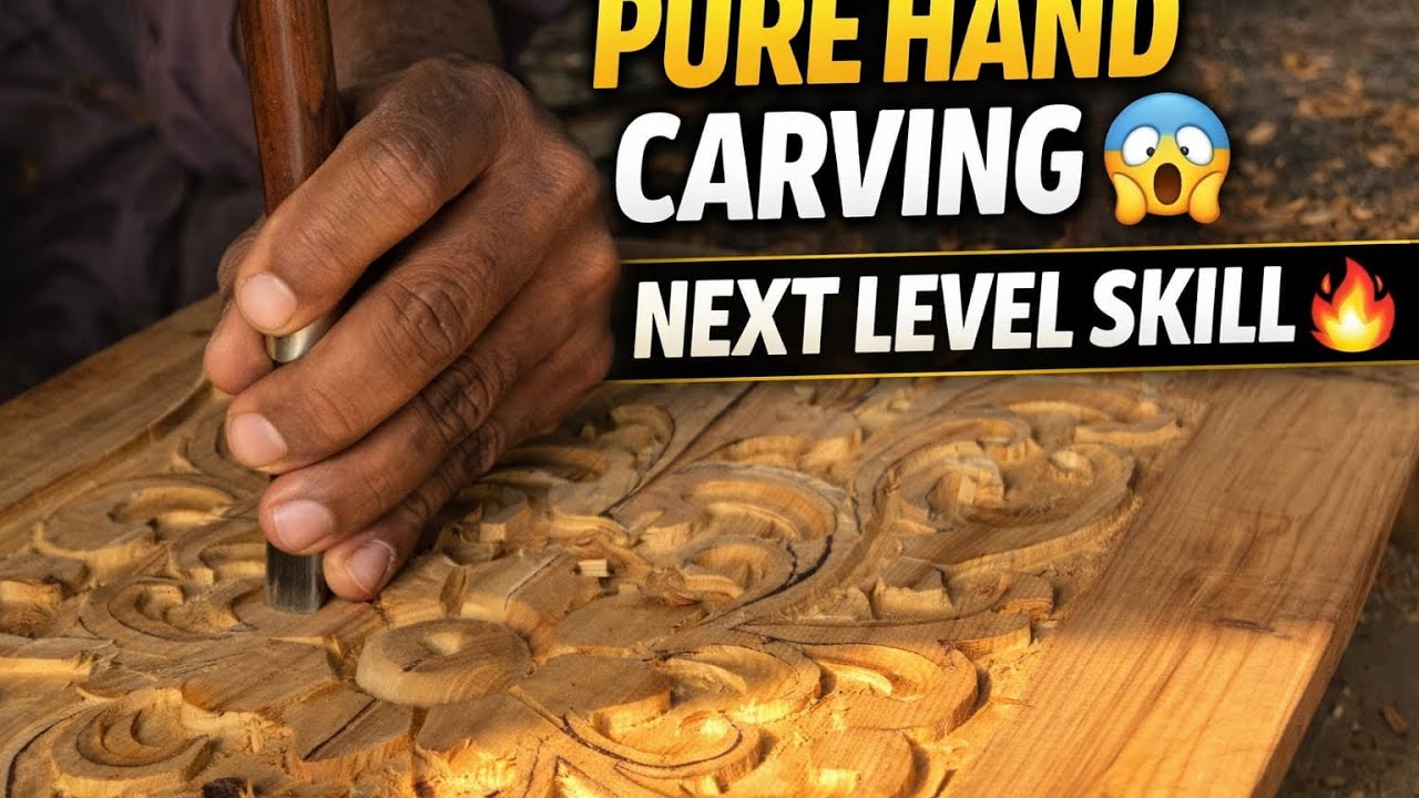 Pure Hand Carving 😱 Next Level Skill 🔥