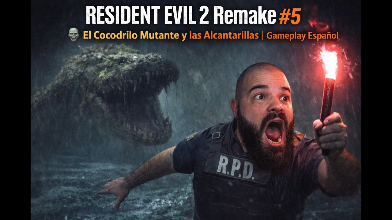 Resident Evil 2 Remake #5 🧟‍♂️ El Cocodrilo Mutante y las Alcantarillas | Gameplay Español