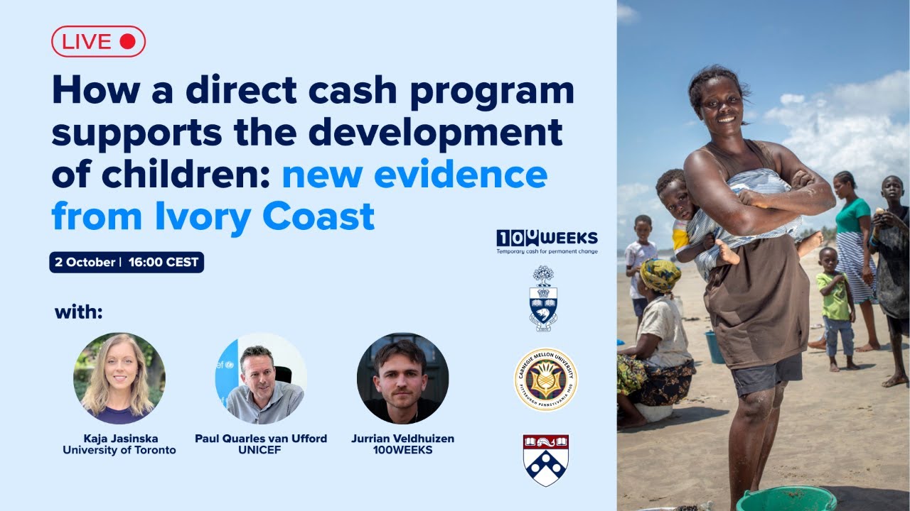 Cash programs boost children's brain development: new evidence from Ivory Coast