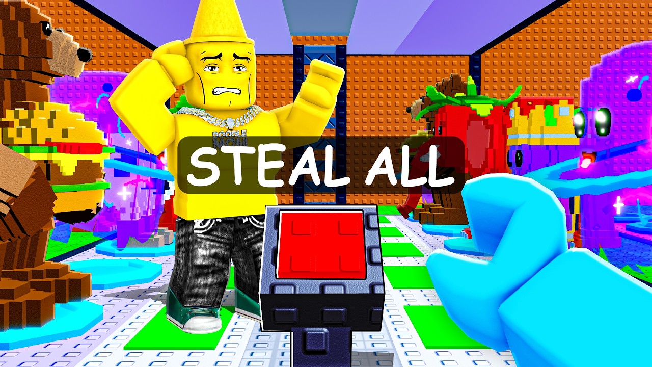 I Stole ALL Of His Brainrots.. (Escape Tsunami for Brainrots)