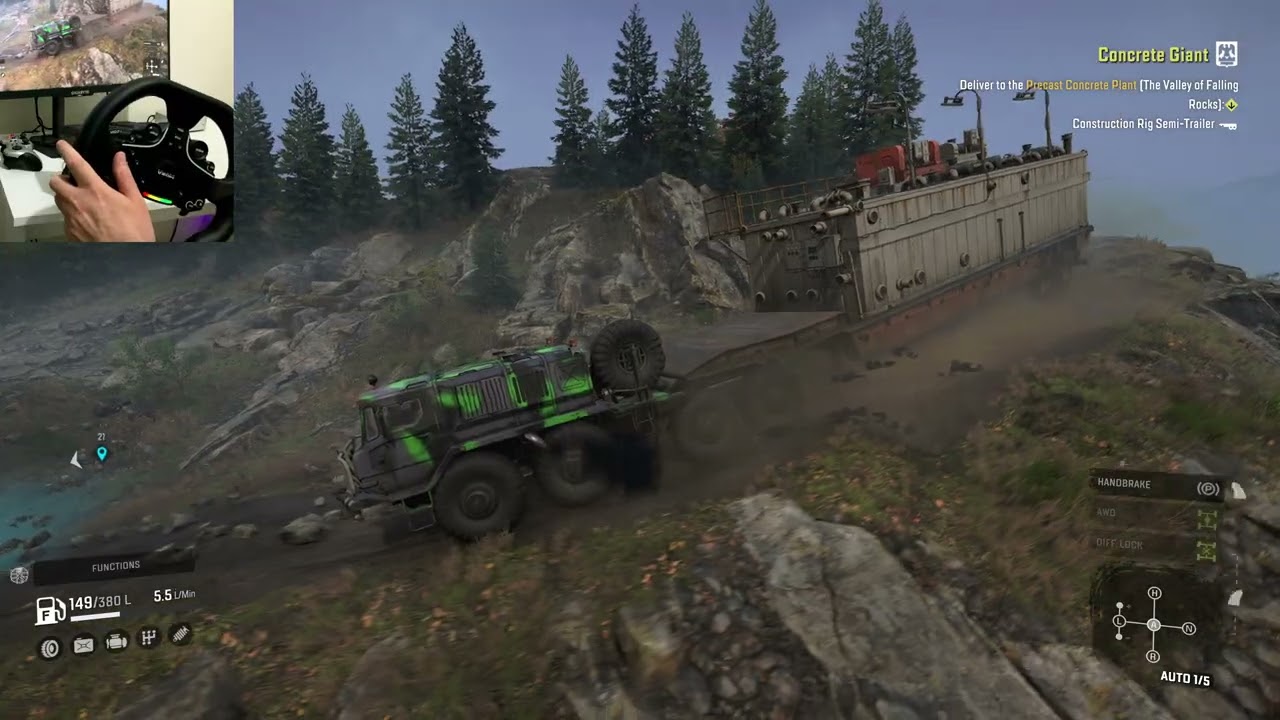 ZikZ 605R Hauling Construction Rig Rescue! | Concrete Giant Part 2