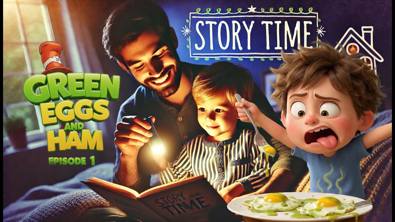 Story Time One - Green Eggs and Ham (Reading Children's Book)